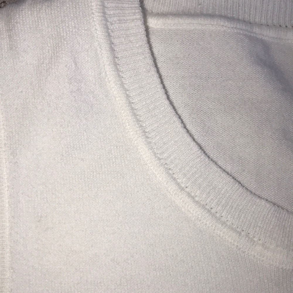 NWT Sail To Sable white sweater w fringe! Sz XS - Picture 3 of 7